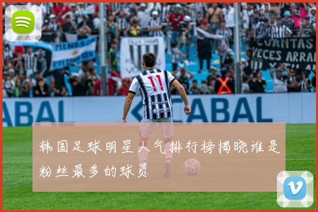 韩国足球明星人气排行榜揭晓谁是粉丝最多的球员